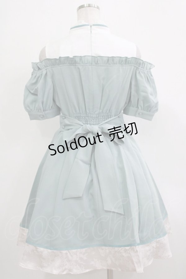 画像3: Amavel / 茶器と茉莉花のチャイナワンピース Free グリーン H-25-11-22-1013-CA-OP-NS-ZH (3)