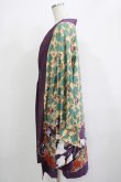 画像2: metamorphose / 百花繚乱〜まほろばの舞〜着物風羽織り Free 緑青×紫 H-25-11-22-1017-ME-JA-NS-ZH (2)