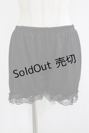 画像: m petit by misako / AMドロワーズスソレース L~LL ブラック H-25-11-22-1021-LO-PA-NS-ZH