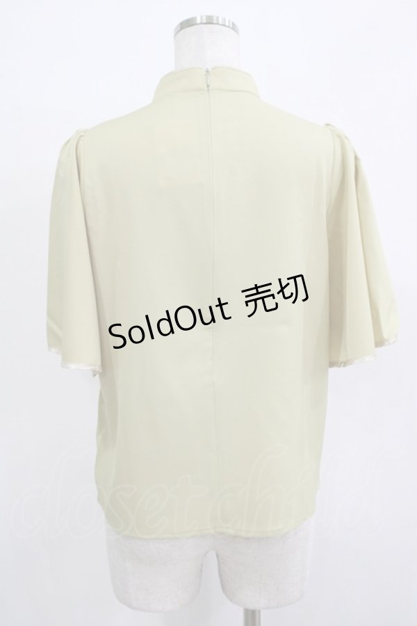 画像3: Amavel / Jasmine Chinoiseマオカラーブラウス Free グリーン H-25-11-22-1025-CA-BL-NS-ZH (3)