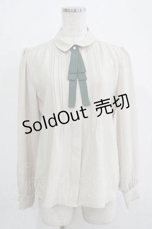 画像: an another angelus / 多重リボンタイ付きブラウス Free L/BEIGE H-25-11-22-1026-CA-BL-NS-ZH