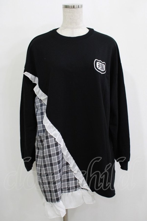 画像1: FLC / ぬた。/スウェット LL ブラック H-25-11-22-1029-LO-TO-NS-ZH (1)