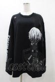 画像1: QOOZA / 東京喰種×QOOZA金木研 ダメージスウェット  ブラック H-25-11-23-039-0-TO-KB-ZH (1)