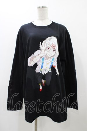 画像: QOOZA / 東京喰種×QOOZA鈴屋什造 L/S TEE  ブラック H-25-11-23-041-0-TO-KB-ZH