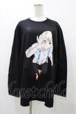 画像1: QOOZA / 東京喰種×QOOZA鈴屋什造 L/S TEE  ブラック H-25-11-23-042-0-TO-KB-ZH (1)