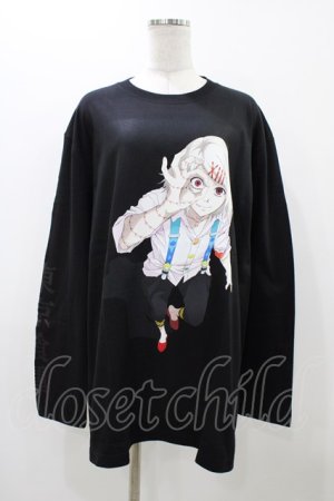 画像: QOOZA / 東京喰種×QOOZA鈴屋什造 L/S TEE  ブラック H-25-11-23-042-0-TO-KB-ZH