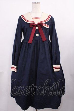 画像: To Alice / セーラーワンピース S ネイビー H-25-11-23-1003-LO-OP-NS-ZH