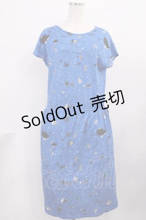 画像: Franche Lippee / 海の宝石ワンピース M ブルー H-25-11-23-1013-LO-OP-NS-ZH