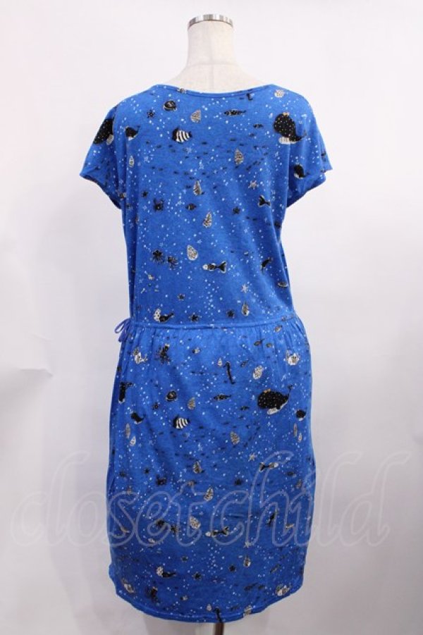 画像2: Franche Lippee / 海の宝石ワンピース M ブルー H-25-11-23-1013-LO-OP-NS-ZH (2)