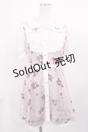 画像: Ank Rouge / ストロベリープリントSetup　セットアップ M ピンク H-25-11-23-1016-CA-OP-NS-ZH