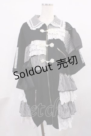 画像: Jamie エーエヌケー / チャイナリメイクパーカー M ブラック H-25-11-23-1018-LO-TO-NS-ZH