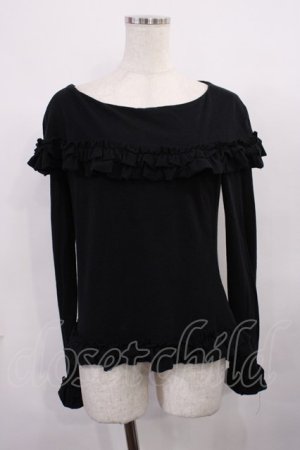 画像: Juliette et Justine / Un Souvenir de Rose Cutsew Free ブラック H-25-11-23-1021-CL-TO-NS-ZH