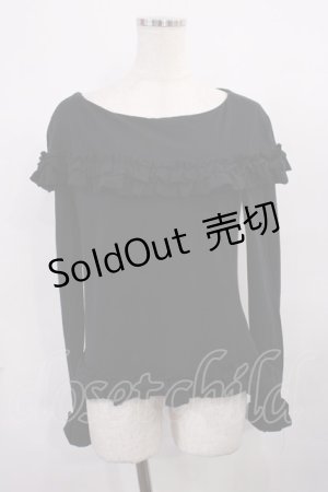 画像: Juliette et Justine / Un Souvenir de Rose Cutsew Free ブラック H-25-11-23-1021-CL-TO-NS-ZH