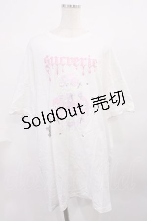 画像: Jamie エーエヌケー / ゴシックケーキプリントTe M ホワイト H-25-11-23-1024-LO-TS-NS-ZH