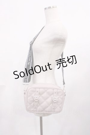 画像: Ank Rouge / ロゴプリントショルダーBag  ピンク H-25-11-23-1031-CA-BG-NS-ZH