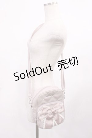 画像: Ank Rouge / リボンショルダーBag  ピンク H-25-11-23-1032-CA-BG-NS-ZH