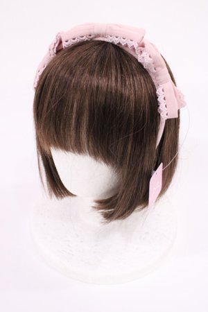 画像: Chalmiere / トリプルリボンカチューシャ  ピンク H-25-11-23-1037-LO-AC-NS-ZH