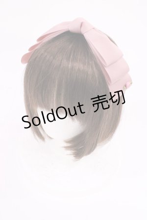 画像: m petit by misako / AM*NIリボンカチューシャ  ピンク H-25-11-23-1039-LO-AC-NS-ZH