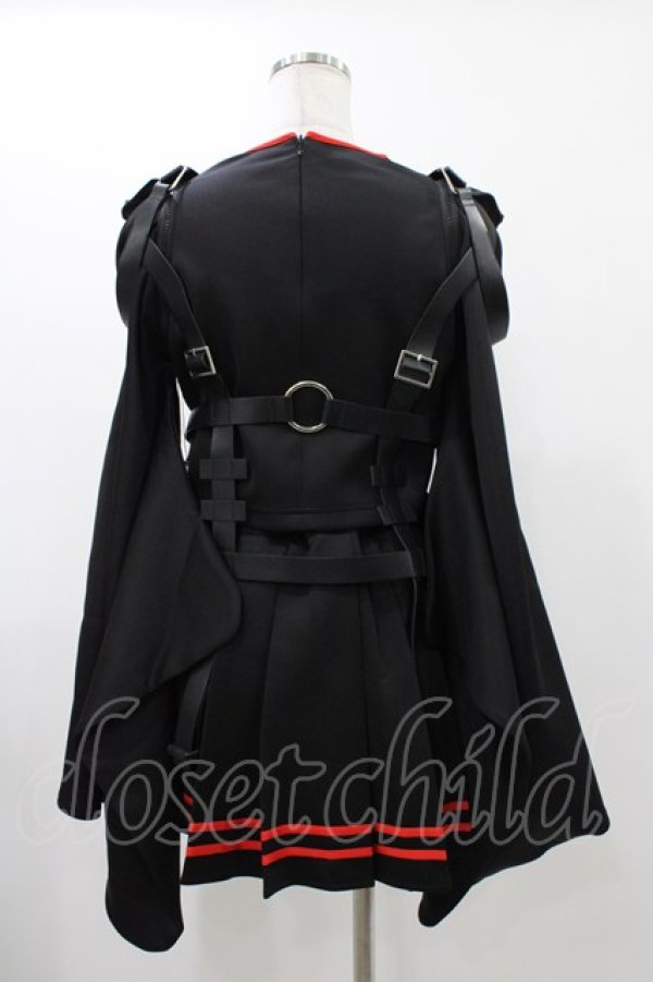 画像2: HIDOLATRAL THEODOL / 機械少女着物ジャージセットアップ FREE 黒 H-25-11-23-007-0-OP-KB-ZH (2)