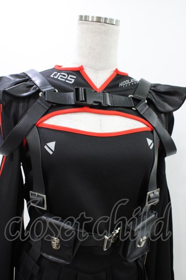 画像4: HIDOLATRAL THEODOL / 機械少女着物ジャージセットアップ FREE 黒 H-25-11-23-007-0-OP-KB-ZH (4)