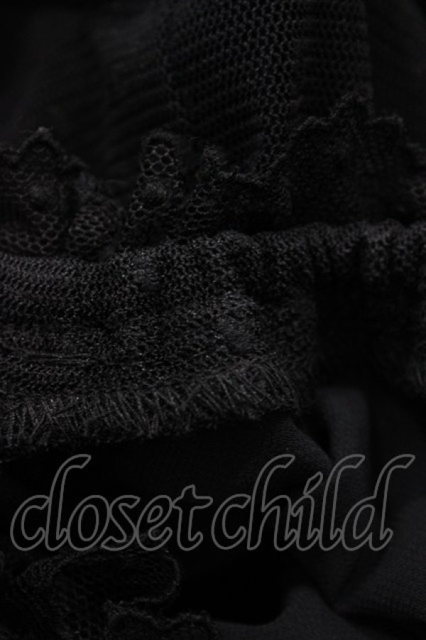 画像6: Melody BasKet / Bustier style tulle dress  ブラック H-25-11-23-008-LO-OP-KB-ZH (6)