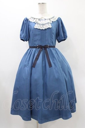 画像: Melody BasKet / チュールレースジャボワンピース M ブルー H-25-11-23-009-LO-OP-KB-ZH