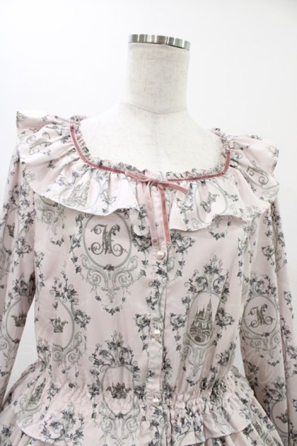 Melody BasKet / Rose Princessブラウスワンピース L ピンク H-25-11