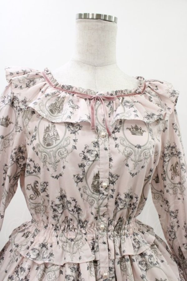 画像4: Melody BasKet / Rose Princessブラウスワンピース M ピンク H-25-11-23-012-LO-OP-KB-ZH (4)