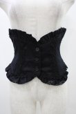画像1: Antique beasT / ショートコルセット  ブラック H-25-11-23-003-PU-ZA-KB-ZH (1)