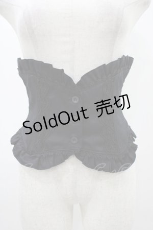 画像: Antique beasT / ショートコルセット  ブラック H-25-11-23-003-PU-ZA-KB-ZH