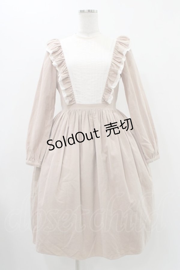 画像1: MILK / Cinderellaワンピース  ベージュ H-25-11-23-015-ML-OP-KB-ZH (1)
