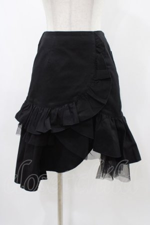 画像: PEACE NOW / チュールフリルスカート  ブラック H-25-11-23-019-PU-SK-KB-ZH