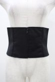 画像1: MIHO MATSUDA / ショートコルセットベルト  ブラック H-25-11-23-004-GO-ZA-KB-ZH (1)