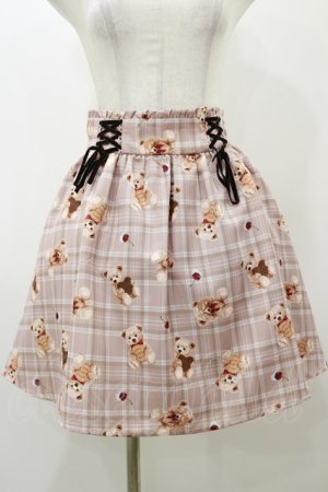 画像: Ank Rouge / SweetTeddyスカート M ブラウン H-25-11-24-1045-CA-SK-NS-ZH