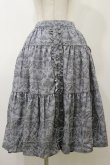 画像1: m petit by misako / NINA’Sコラボ トワルドジュイリバーシブルスカート L グレー/ブラック　リバーシブル H-25-11-24-1053-LO-SK-NS-ZH (1)