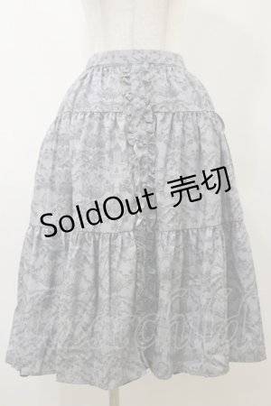 画像: m petit by misako / NINA’Sコラボ トワルドジュイリバーシブルスカート L グレー/ブラック　リバーシブル H-25-11-24-1053-LO-SK-NS-ZH