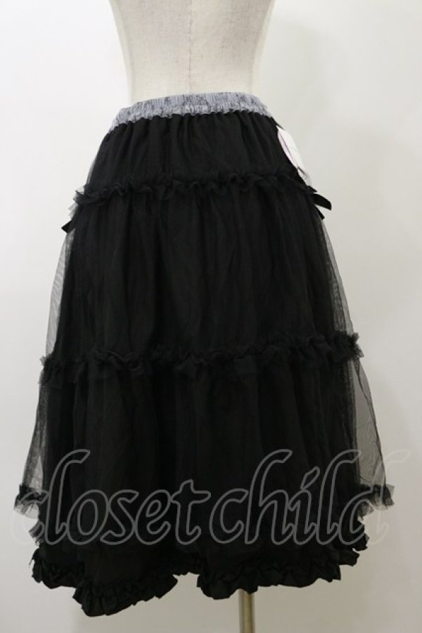 画像4: m petit by misako / NINA’Sコラボ トワルドジュイリバーシブルスカート L グレー/ブラック　リバーシブル H-25-11-24-1053-LO-SK-NS-ZH (4)