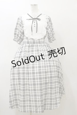 画像: m petit by misako / ナシジチェックキリカエワンピース L オフ H-25-11-24-1067-LO-OP-NS-ZH