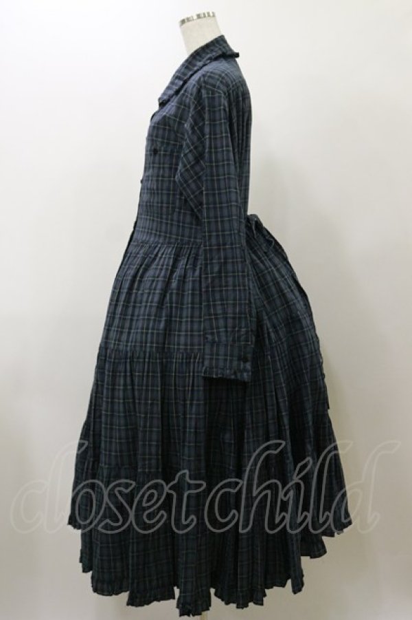 画像3: Physical Drop / ロングティアードシャツワンピース Free グリーン H-25-11-24-1068-LO-OP-NS-ZH (3)