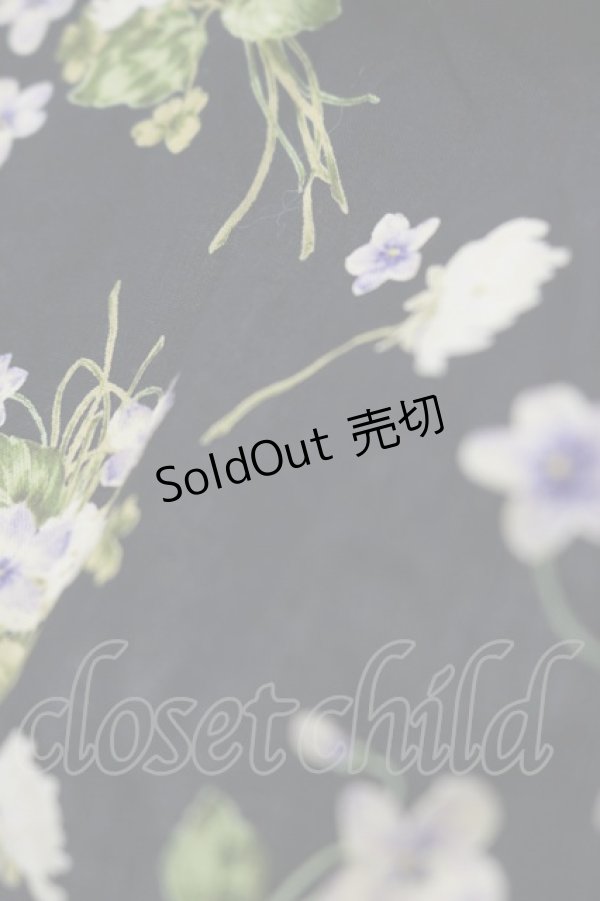 画像4: PINK HOUSE / すみれとブーケワンピース Free ブラック H-25-11-24-1069-LO-OP-NS-ZH (4)