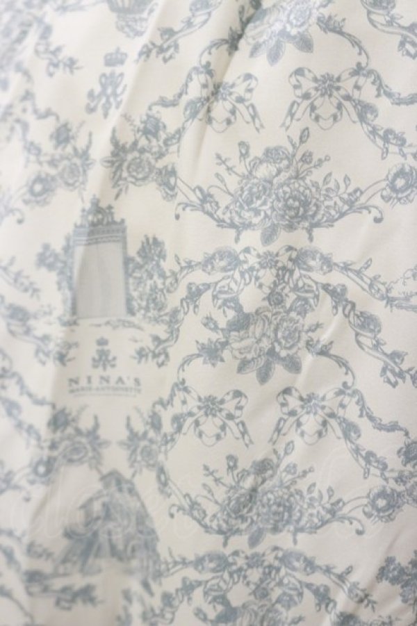 画像3: m petit by misako / MSKトワルドジュイジャンパースカート L オフ/サックス H-25-11-24-1076-LO-SK-NS-ZH (3)