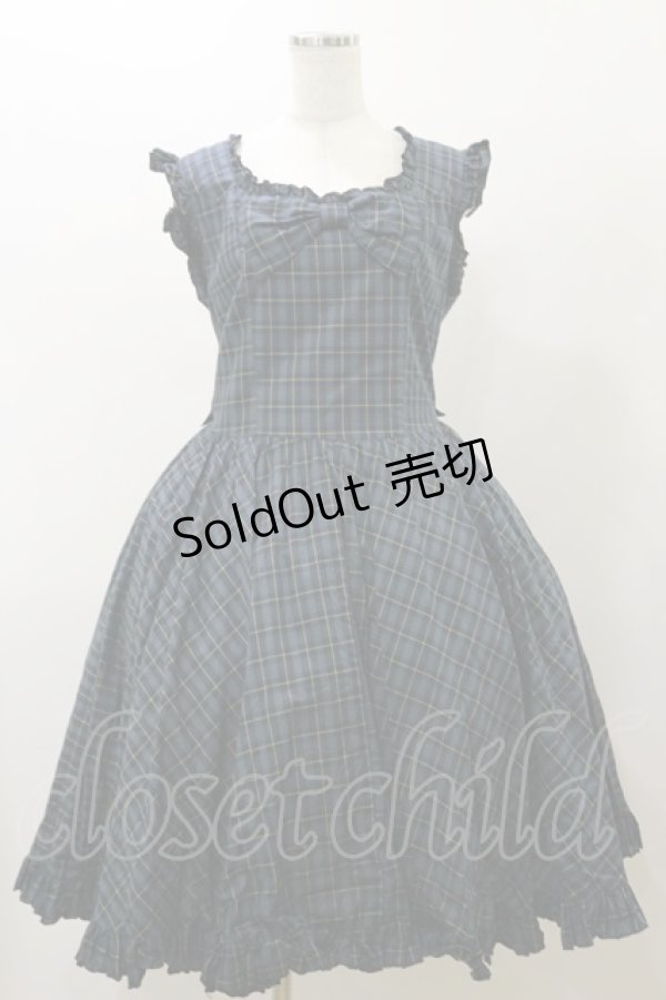 画像1: Physical Drop / チェックジャンパースカート Free グリーン H-25-11-24-1077-LO-OP-NS-ZH (1)