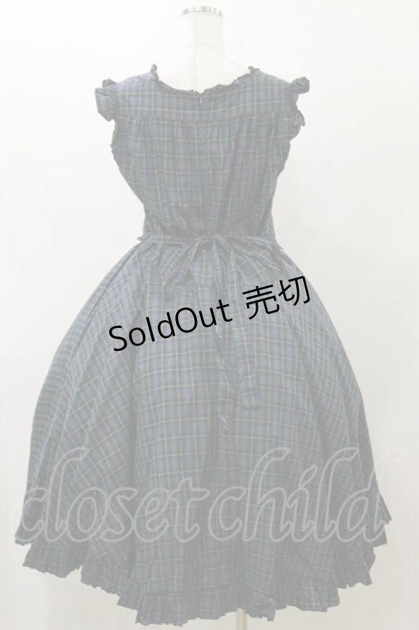 画像2: Physical Drop / チェックジャンパースカート Free グリーン H-25-11-24-1077-LO-OP-NS-ZH (2)