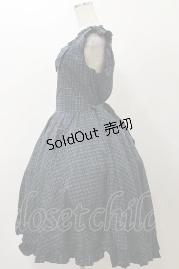 画像3: Physical Drop / チェックジャンパースカート Free グリーン H-25-11-24-1077-LO-OP-NS-ZH (3)