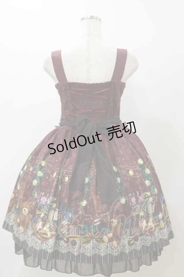 画像2: axes femme kawaii / キャロルナイトワンピース M ワイン H-25-11-24-1078-AX-OP-NS-ZH (2)