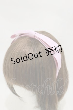 画像: Angelic Pretty / Doll’s Ribbon Heartカチューシャ  ピンク H-25-11-24-1014-AP-AC-NS-ZH