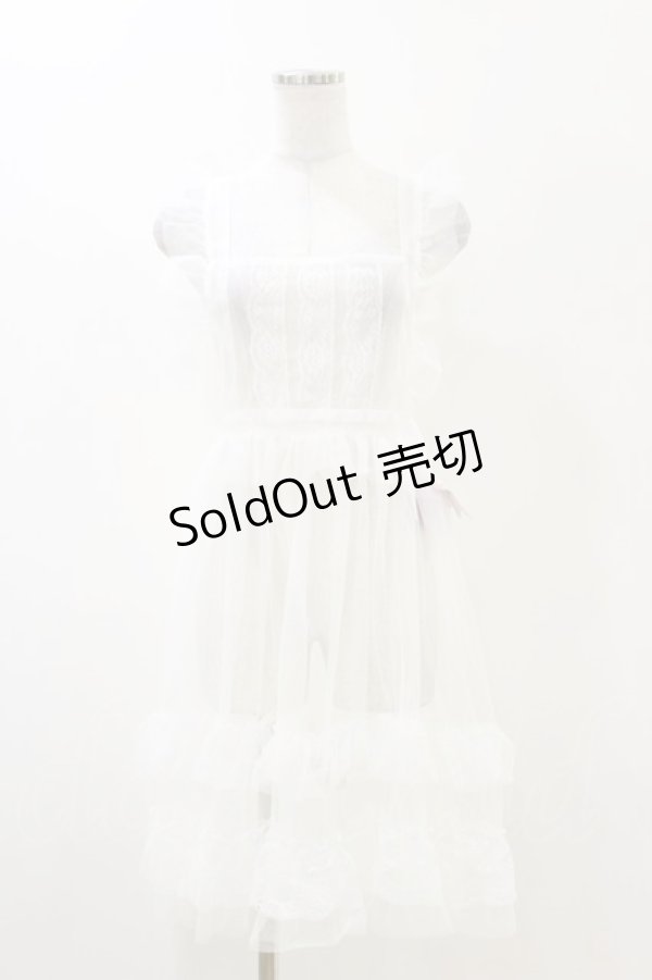 画像1: virally / 星名桜子 hsチュールエプロンジャンスカ LL オフ H-25-11-24-1015-LO-OP-NS-ZH (1)