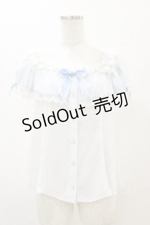 画像: Angelic Pretty / Lovelyスクエアブラウス Free サックス H-25-11-24-1019-AP-BL-NS-ZH