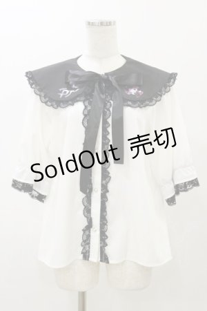 画像: Avail / サンリオキャラクターズコラボ/クロミブラウス M オフ H-25-11-24-1029-LO-BL-NS-ZH