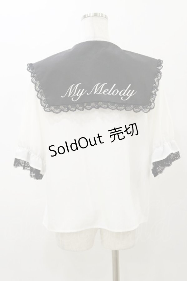 画像2: Avail / サンリオキャラクターズコラボ/クロミブラウス M オフ H-25-11-24-1029-LO-BL-NS-ZH (2)